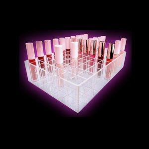 Acrylic lipgloss makeup organizer holder Ikea Alex